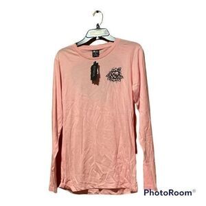 Women's Metal Mulisha Pink L/S Shirt - Fallen Size M ***